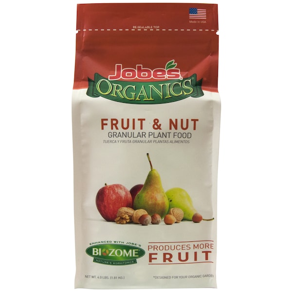 Jobes Jobe's Organics Organic Granules Fruit & Nut Plant Food 4 lb 09227 - main